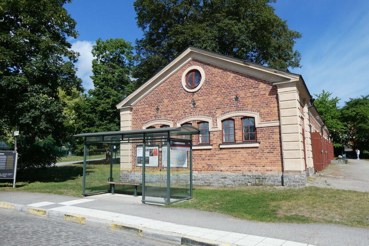 (287'858) - SL-Haltestelle am 9. Juni 2026 in Stockholm, Kastellholmsbron