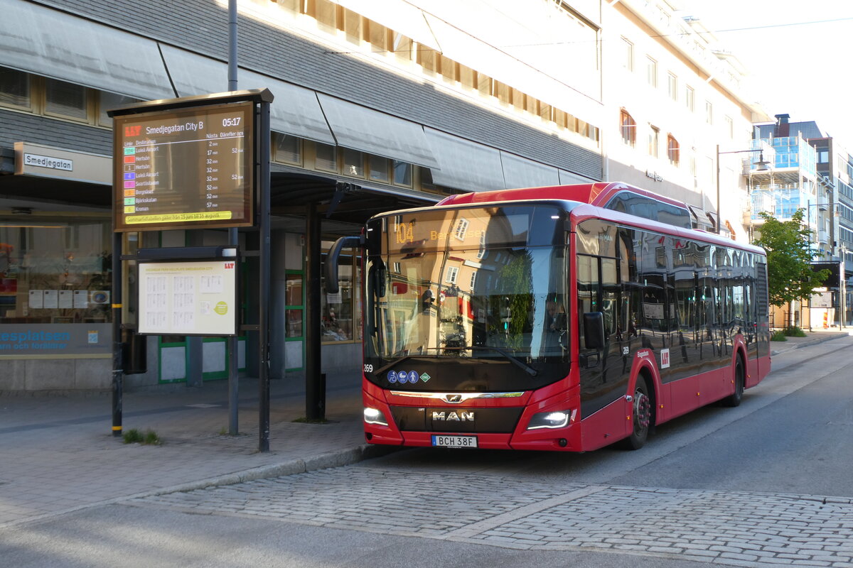 (287'987) - LLT Lulea - Nr. 269/BCH 38F - MAN am 11. Juni 2026 in Lulea, Smedjegatan City
