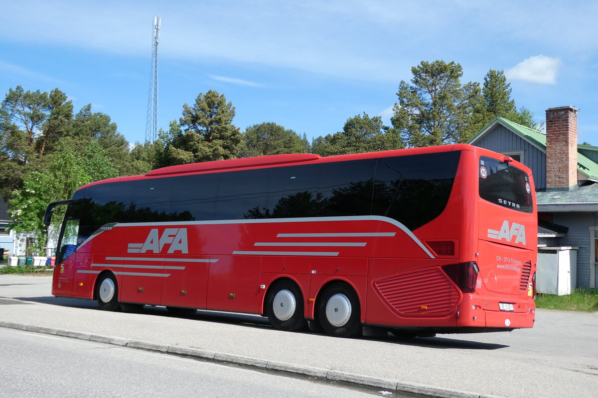 (288'104) - Aus der Schweiz: AFA Adelboden - Nr. 16/BE 21'181 - Setra am 12. Juni 2026 in Karigasniemi, Restaurant Guossi