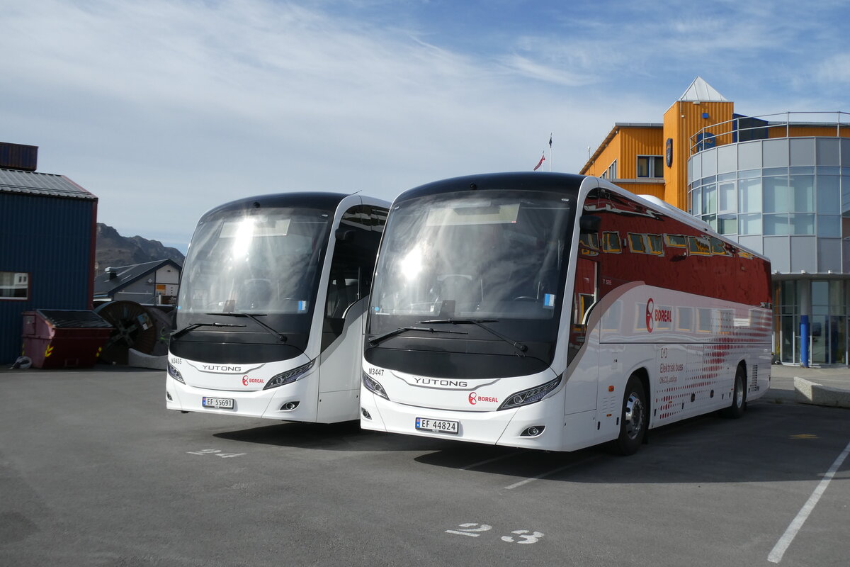 (288'148) - Boreal, Stavanger - Nr. N3447/EF 14'824 - eYutong am 12. Juni 2026 in Honningsvag, Hafen