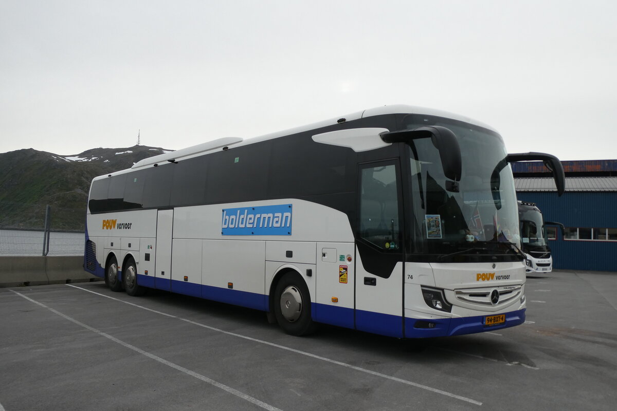 (288'181) - Aus Holland: Pouw Vervoer, Vianen - Nr. 74/94-BXT-4 - Mercedes am 12. Juni 2026 in Honningsvag, Hafen
