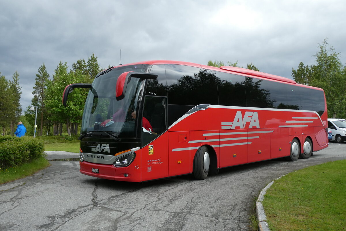 (288'298) - Aus der Schweiz: AFA Adelboden - Nr. 16/BE 21'181 - Setra am 13. Juni 2026 in Alta, Alta-Museum
