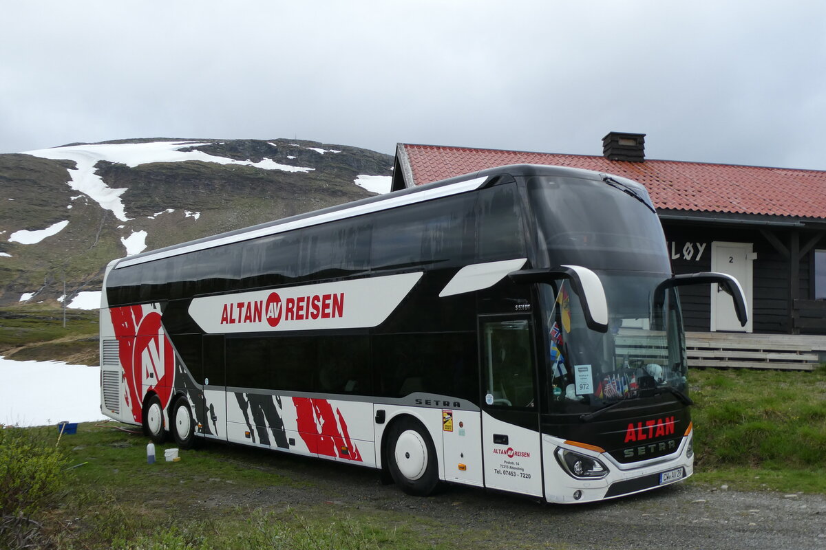 (288'367) - Aus Deutschland: Altan, Altenstein - CW-AV 29 - Setra am 13. Juni 2026 in S�rstraumen, Hotel Gildetun