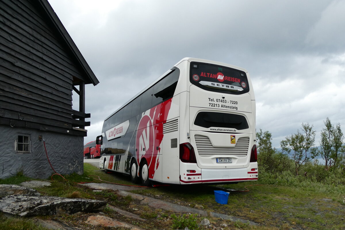 (288'376) - Aus Deutschland: Altan, ltensteig - CW-AV 29 - Setra am 13. Juni 2026 in S�rstraumen, Hotel Gildetun