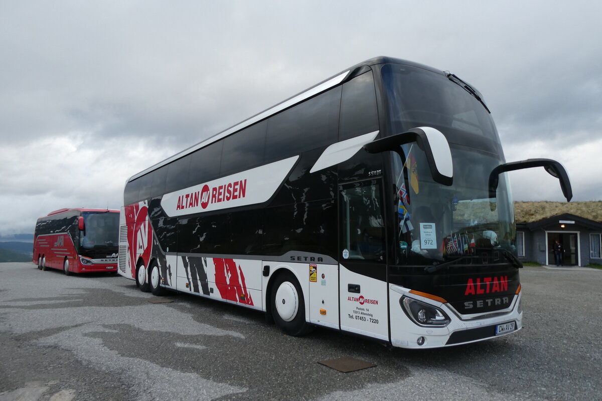 (288'389) - Aus Deutschland: Altan, Altensteig - CW-AV 29 - Setra am 13. Juni 2026 in S�rstraumen, Hotel Gildetun