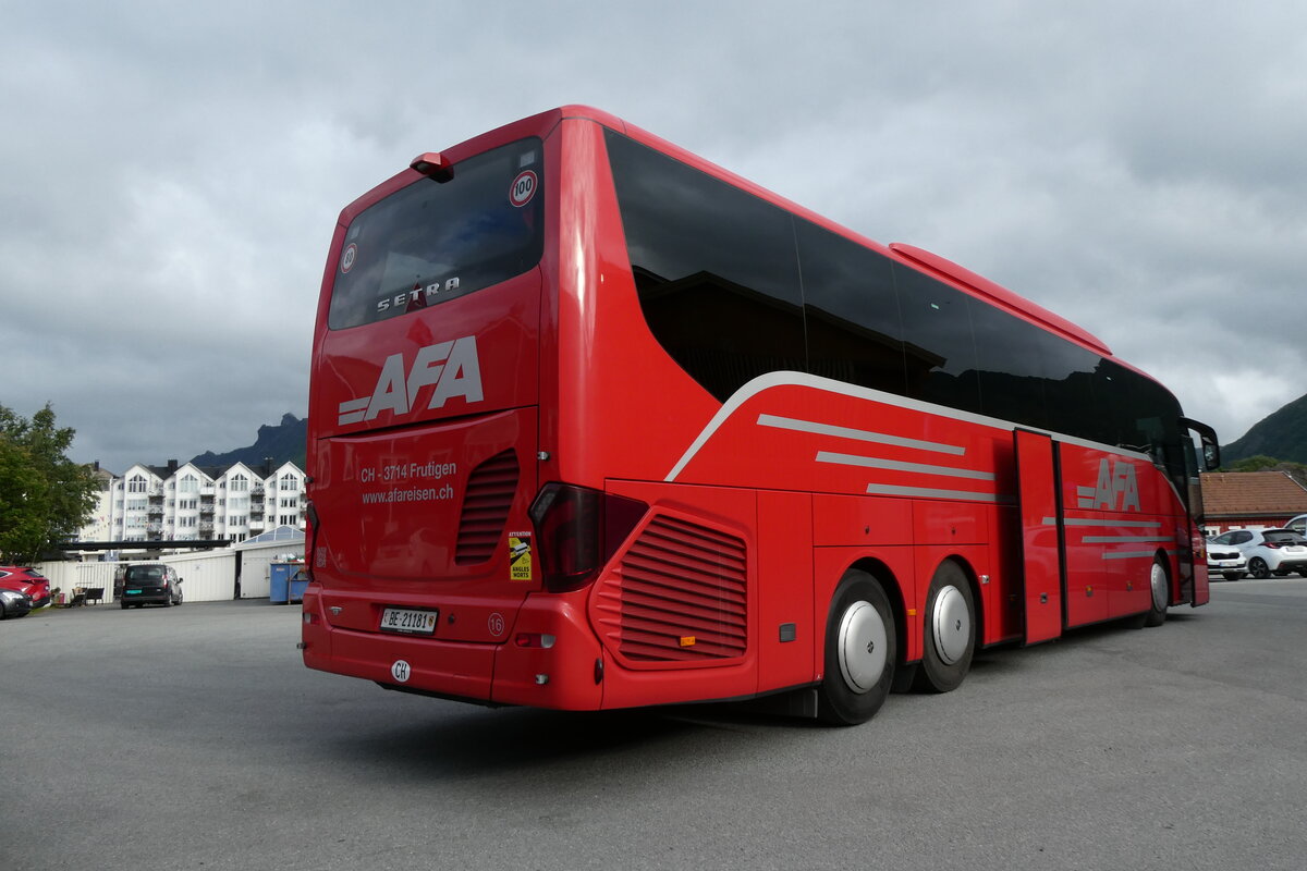 (288'758) - Aus der Schweiz: AFA Adelboden - Nr. 16/BE 21'181 - Setra am 17. Juni 2026 in Svolvaer, Hotel Scandic