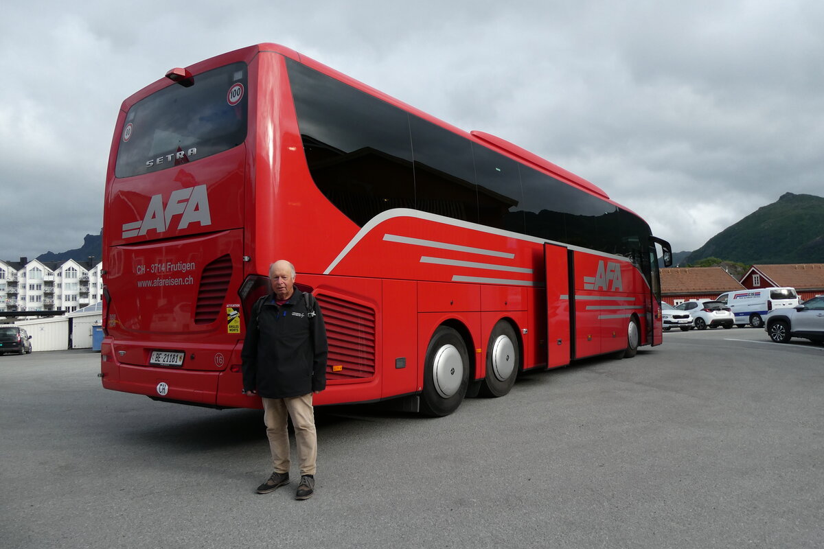 (288'759) - Aus der Schweiz: AFA Adelboden - Nr. 16/BE 21'181 - Setra am 17. Juni 2026 in Svolvaer, Hotel Scandic
