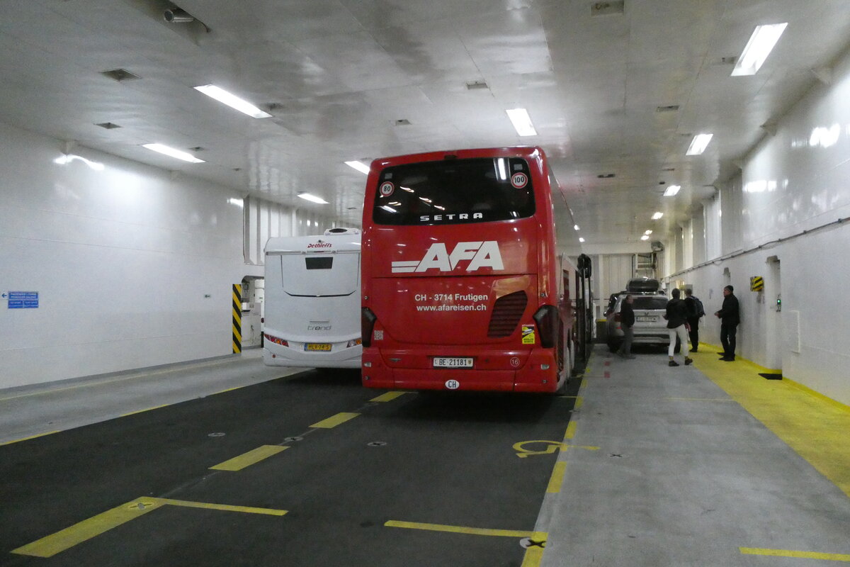(288'790) - Aus der Schweiz: AFA Adelboden - Nr. 16/BE 21'181 - Setra am 17. Juni 2026 in Moskenes, F�hre Landegode