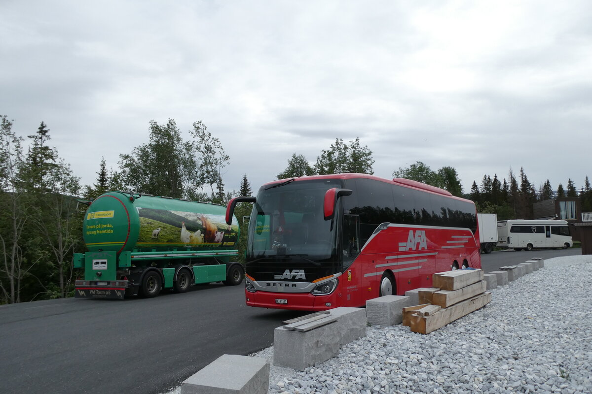 (288'907) - Aus der Schweiz: AFA Adelboden - Nr. 16/BE 21'181 - Setra am 18. Juni 2026 in Namsskogan, Nordlandspotten