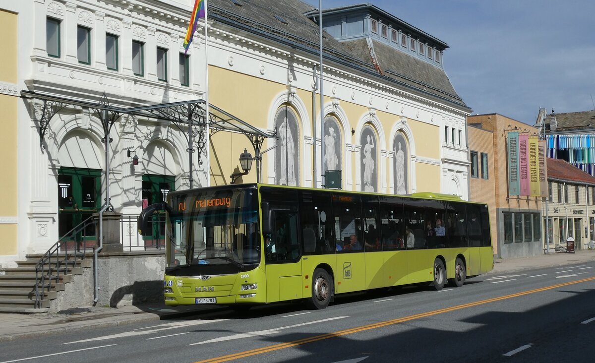 (288'967) - AtB Trondheim - Nr. 1760/VJ 13'703 - MAN am 19. Juni 2026 in Trondheim