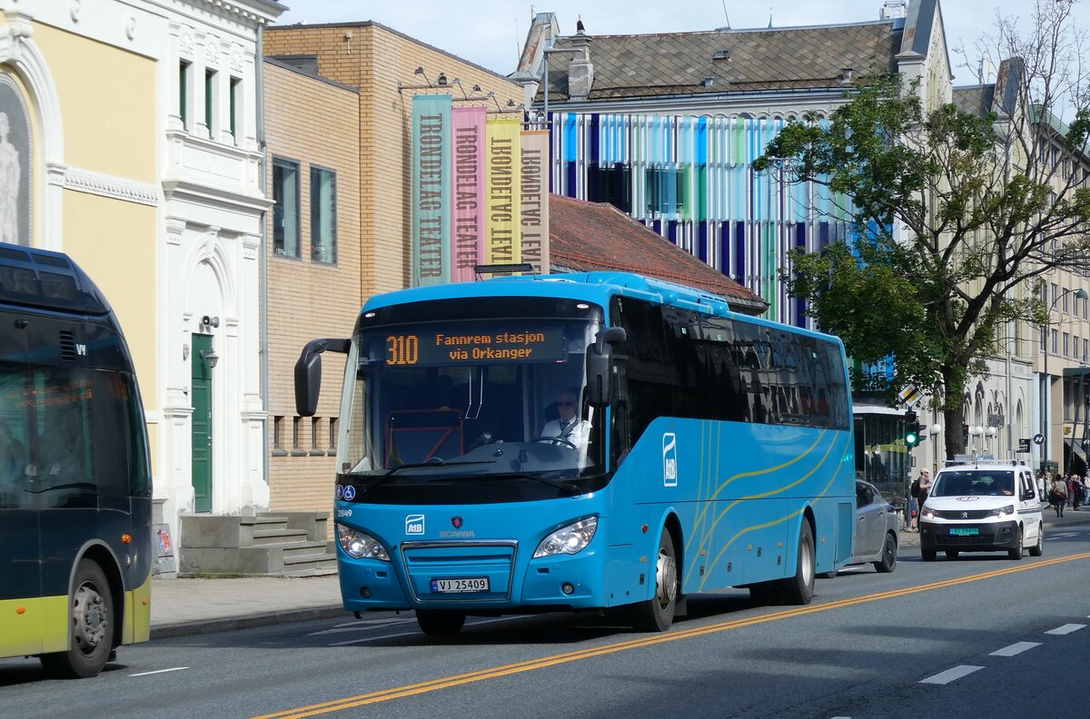 (288'971) - AtB Trondheim - Nr. 2849/VJ 25'409 - Scania am 19. Juni 2026 in Trondheim