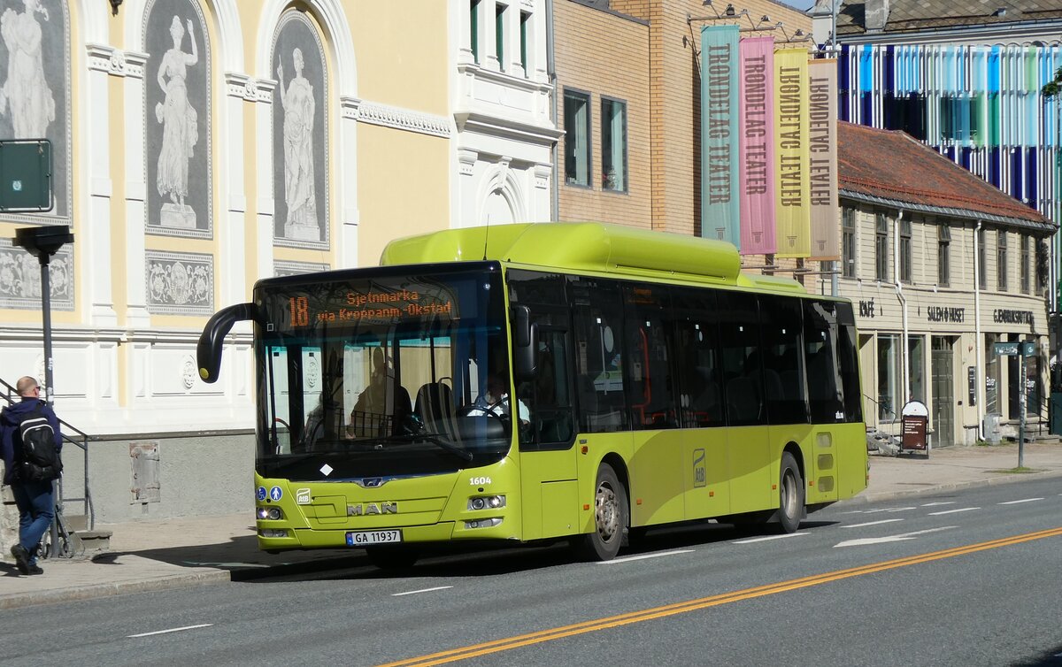 (288'983) - AtB Trondheim - Nr. 1604/GA 11'937 - MAN am 19. Juni 2026 in Trondheim