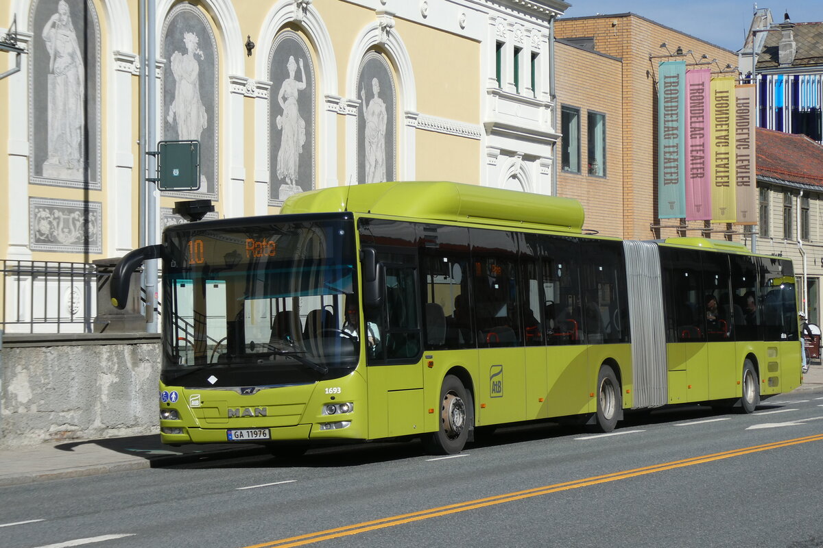 (288'989) - AtB Trondheim - Nr. 1693/GA 11'976 - MAN am 19. Juni 2026 in Trondheim