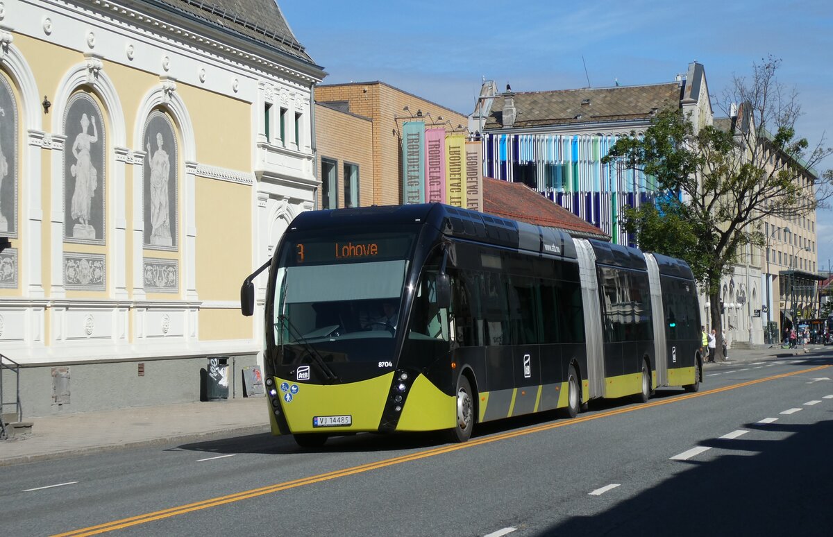 (288'992) - AtB Trondheim - Nr. 8704/VJ 14'485 - Van Hool am 19. Juni 2026 in Trondheim