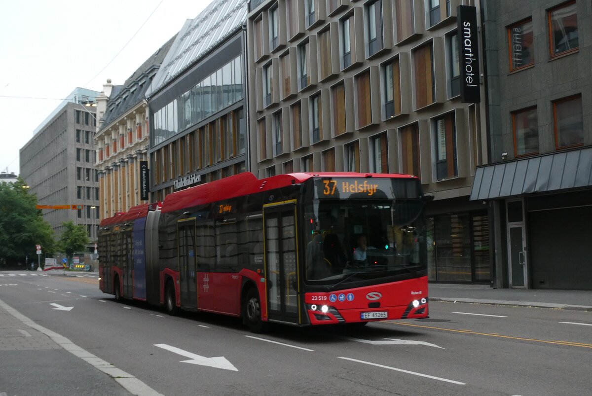(289'059) - Ruter, Oslo - Nr. 23'519/EF 45'265 - eSolaris am 20. Juni 2026 in Oslo, Holbergs Plass