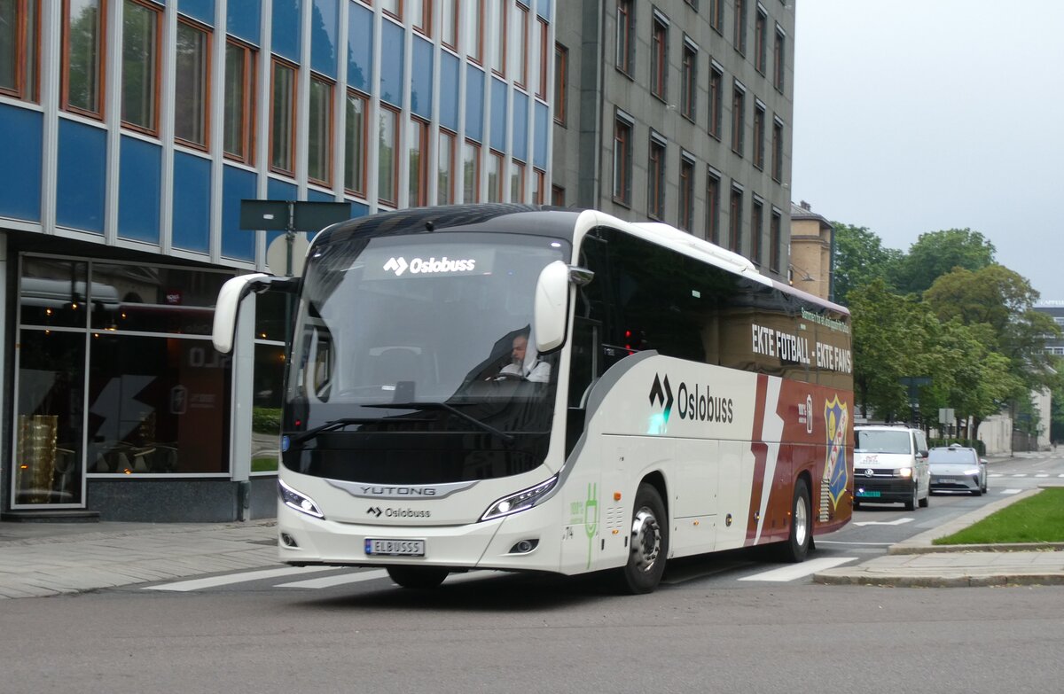 (289'060) - Oslobuss, Oslo - EL BUSSS - eYutong am 20. Juni 2026 in Oslo, Holbergs Plass