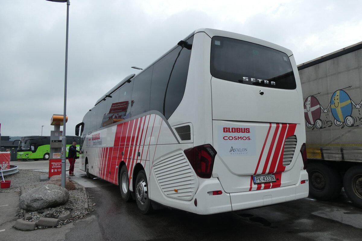 (289'071) - Aus Polen: Globus - PK 4333N - Setra am 20. Juni 2026 in Stromstad, Circle K