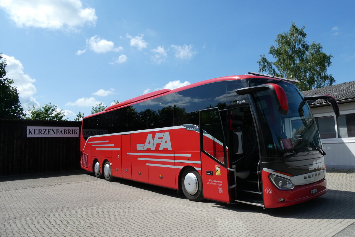 (289'168) - Aus der Schweiz: AFA Adelboden - Nr. 16/BE 21'181 - Setra am 21. Juni 2026 in Walsrode, Kerzenfabrik Heide