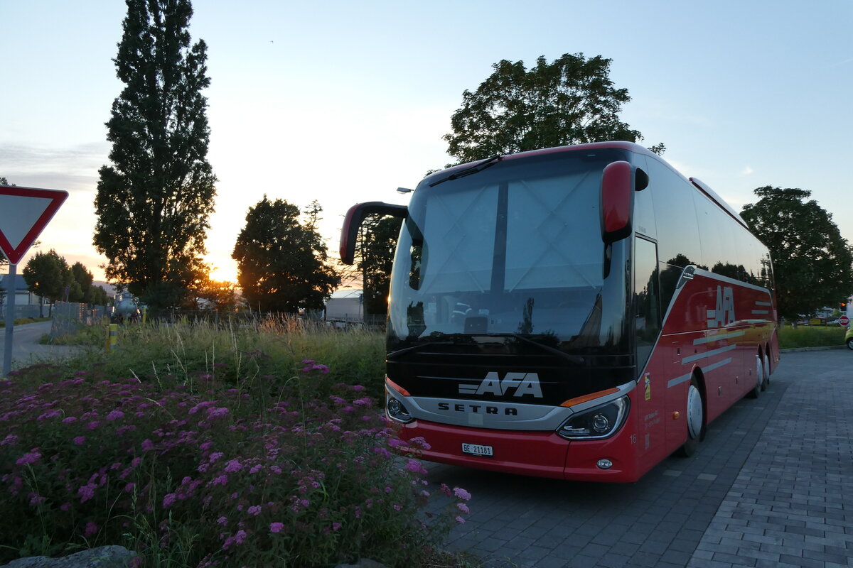 (289'172) - Aus der Schweiz: AFA Adelboden - Nr. 16/BE 21'181 - Setra am 21. Juni 2026 in Guxhagen, Hotel Montana