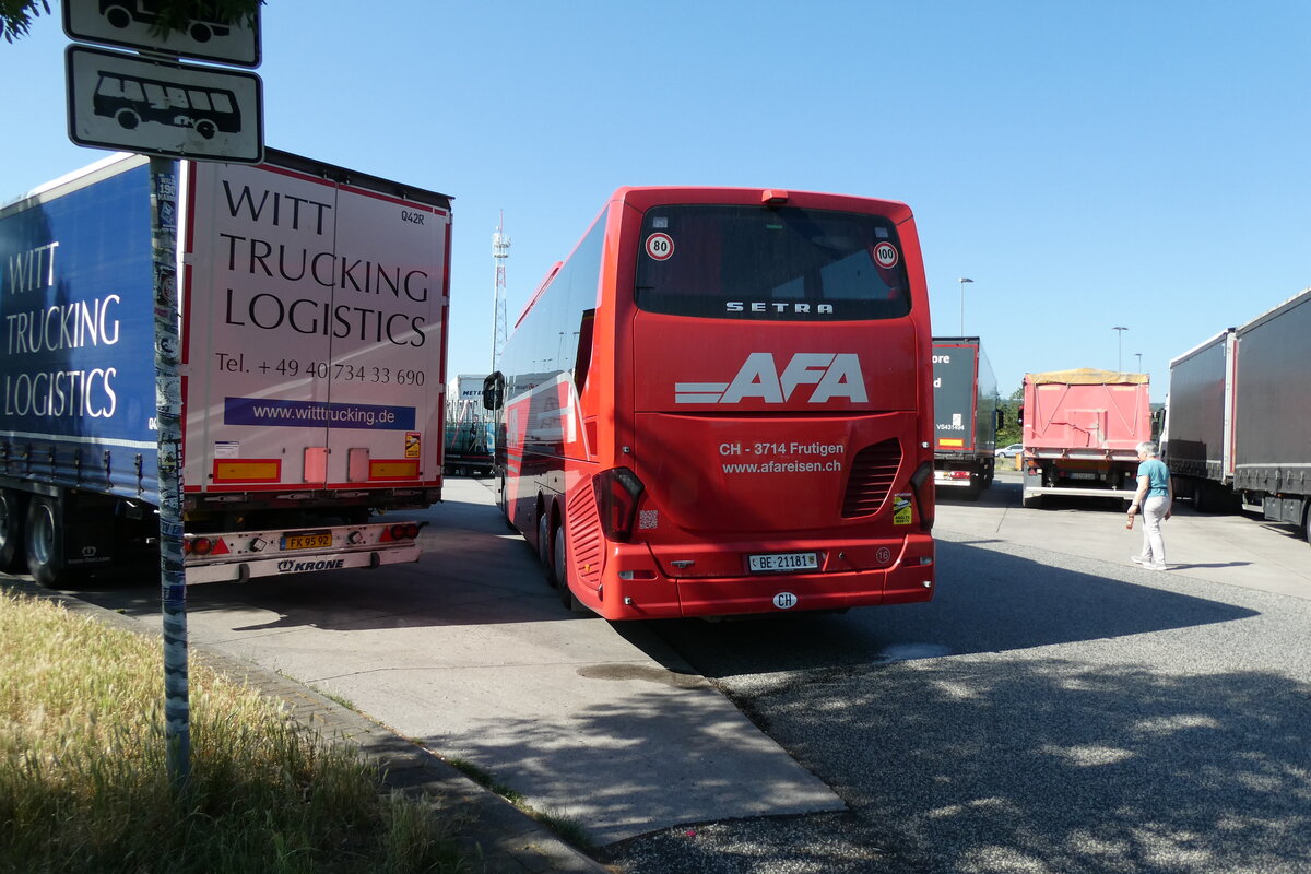(289'177) - Aus der Schweiz: AFA Adelboden - Nr. 16/BE 21'181 - Setra am 22. Juni 2026 in Ober M�rlen, Tank & Rast