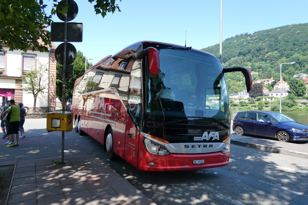 (289'178) - Aus der Schweiz: AFA Adelboden - Nr. 16/BE 21'181 - Setra am 22. Juni 2026 in Heidelberg, Neckarm�nzplatz