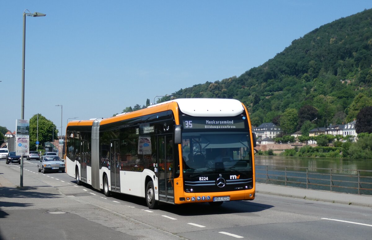 (289'181) - RNV Heidelberg - Nr. 8224/HD-E 8224 - eMercedes am 22. Juni 2026 in Heidelberg, am Neckar