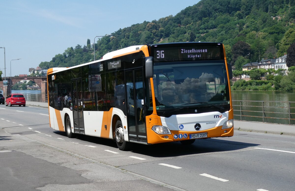 (289'195) - RNV Heidelberg - Nr. 8387/HD-R 2087 - Mercedes am 22. Juni 2026 in Heidelberg, am Neckar