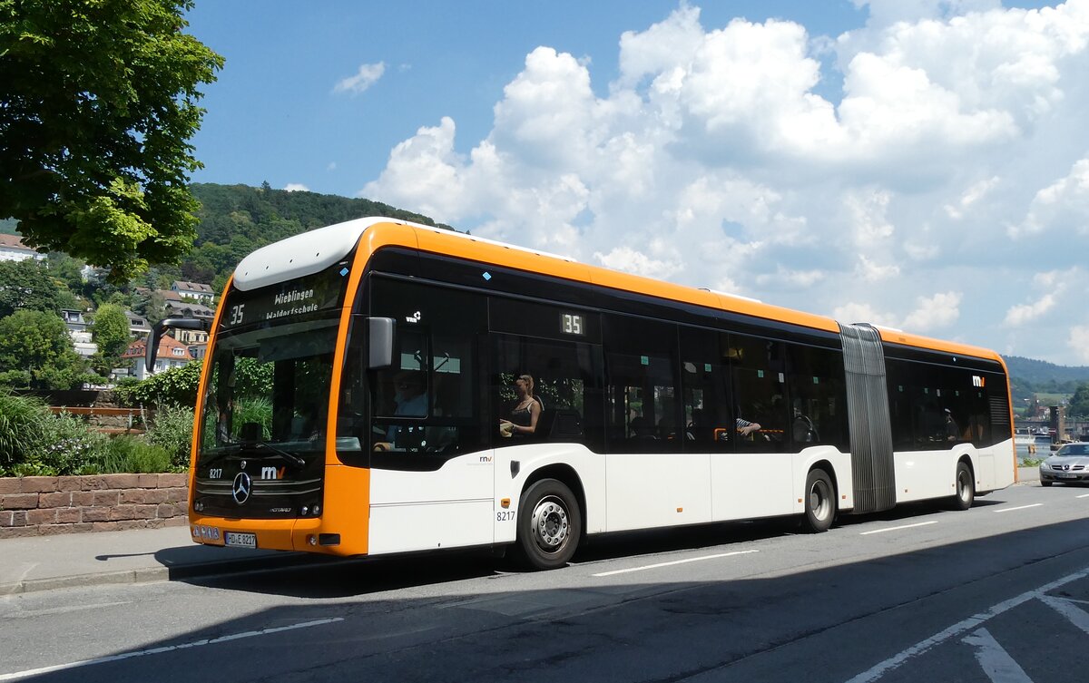 (289'214) - RNV Heidelberg - Nr. 8217/HD-E 8217 - eMercedes am 22. Juni 2026 in Heidelberg, am Neckar