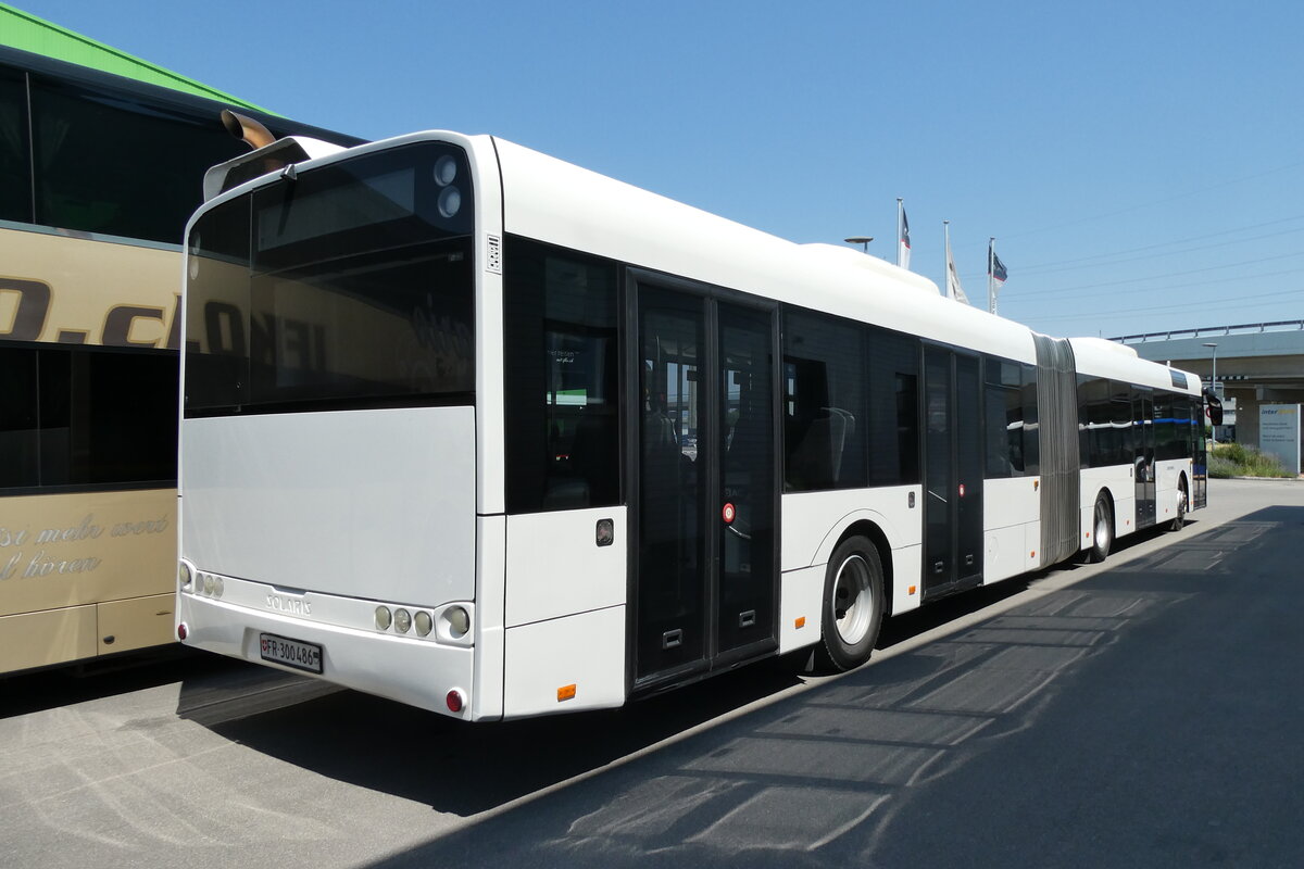 (289'255) - Intertours, Domdidier - Nr. 486/FR 300'486 - Solaris (ex AAGR Rothenburg Nr. 9) am 27. Juni 2026 in Kerzers, Interbus