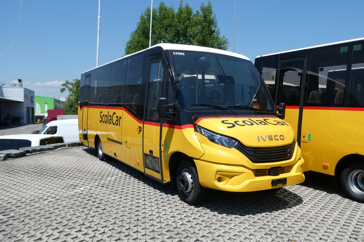 (289'285) - CarPostal Ouest - PID 12'585 - Iveco/K-Bus am 27. Juni 2026 in Kerzers, Interbus