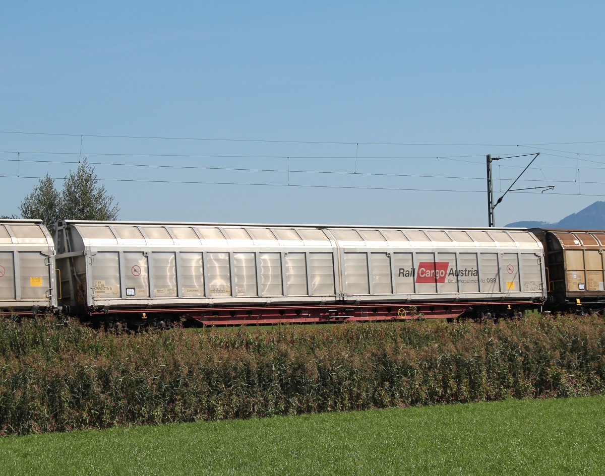 2893 215-5 ebenfalls am 12. September 2015 bei Weisham.