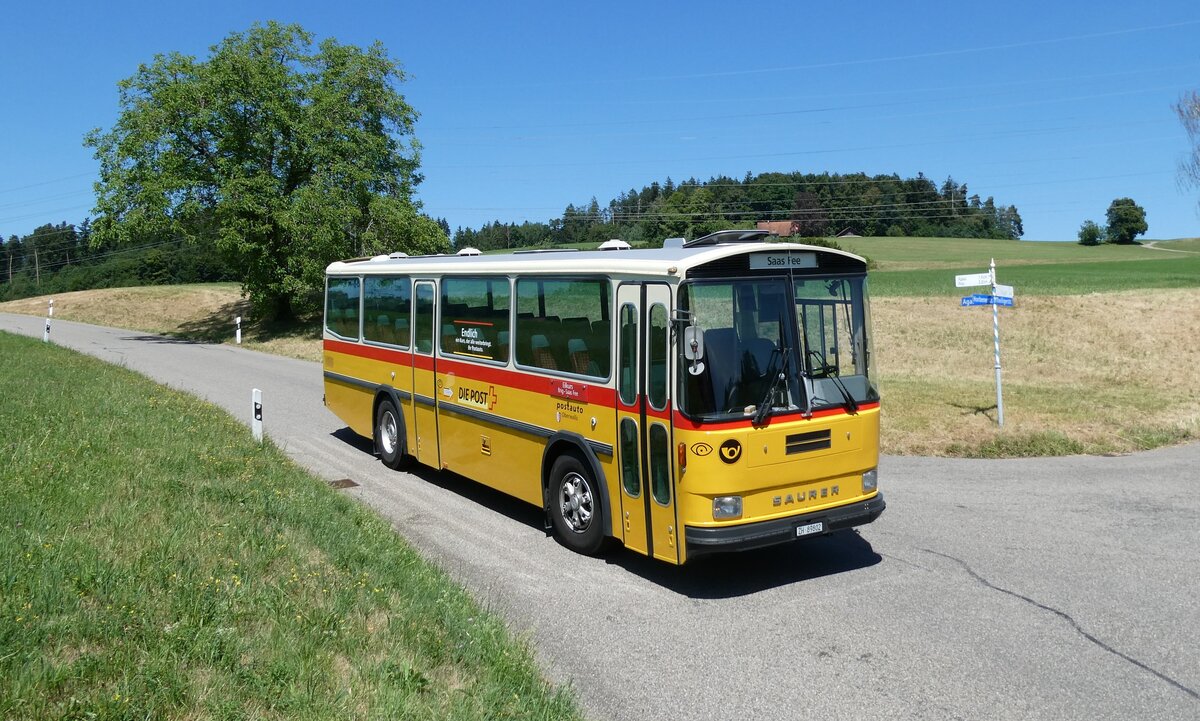 (289'383) - Rupp, Zumikon - ZH 89'802 - Saurer(T�scher (ex Eyer, Gamsen; ex P 24'401) am 4. Juli 2026 in Weisslingen, Horbenerstrasse