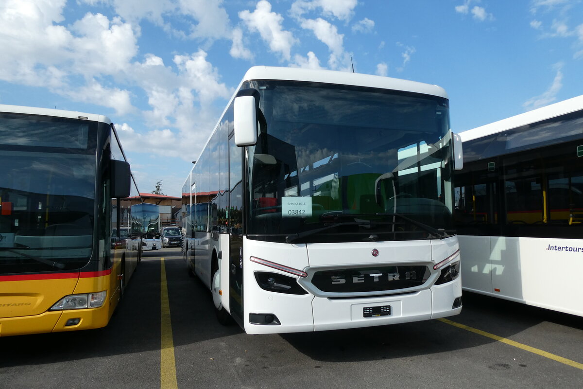 (289'637) - Interbus, Kerzers - - Setra (ex Quecke, D-Schwerte) am 18. Juli 2026 in Kerzers, Interbus