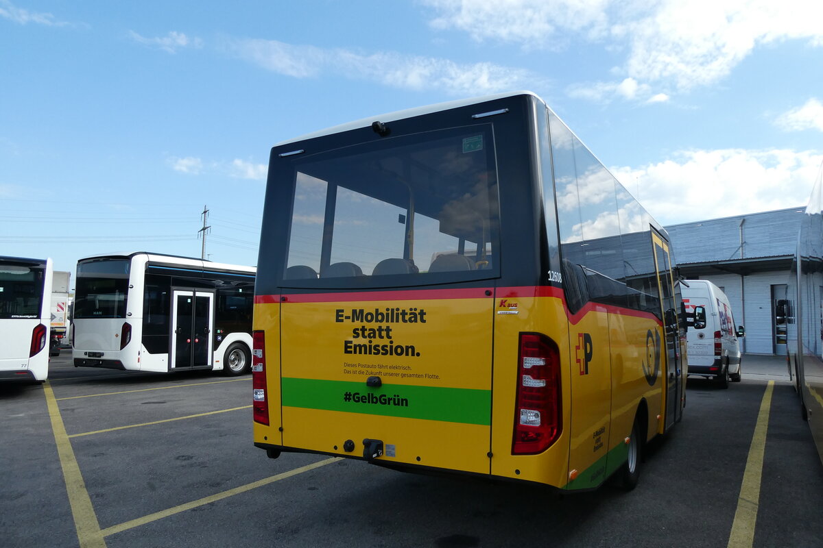 (289'647) - CarPostal Ouest - PID 12'608 - eIveco/K-Bus am 18. Juli 2026 in Kerzers, Interbus