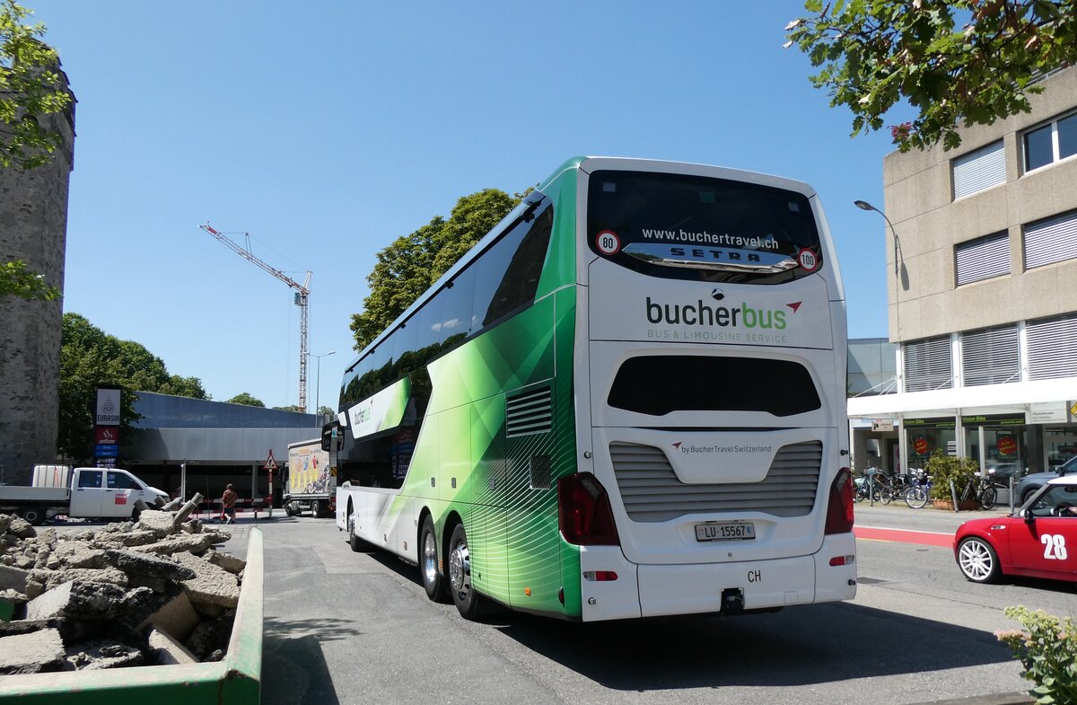(289'760) - Bucher, Dierikon - Nr. 37/LU 15'567 - Setra am 22. Juli 2026 in Thun, Berntorplatz