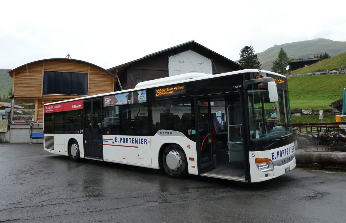 (289'902) - Portenier, Adelboden - Nr. 5/BE 26'710 - Setra am 26. Juli 2026 in Adelboden, Geils