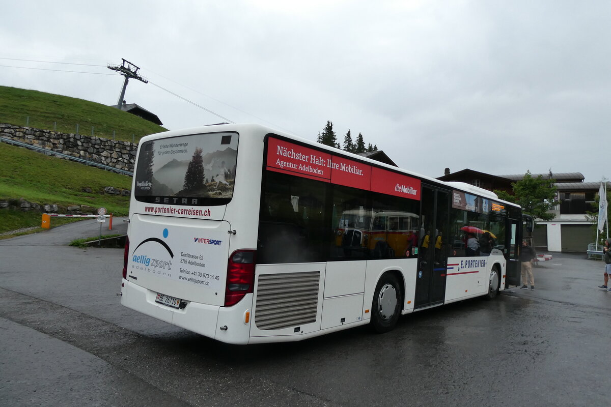 (289'903) - Portenier, Adelboden - Nr. 5/BE 26'710 - Setra am 26. Juli 2026 in Adelboden, Geils