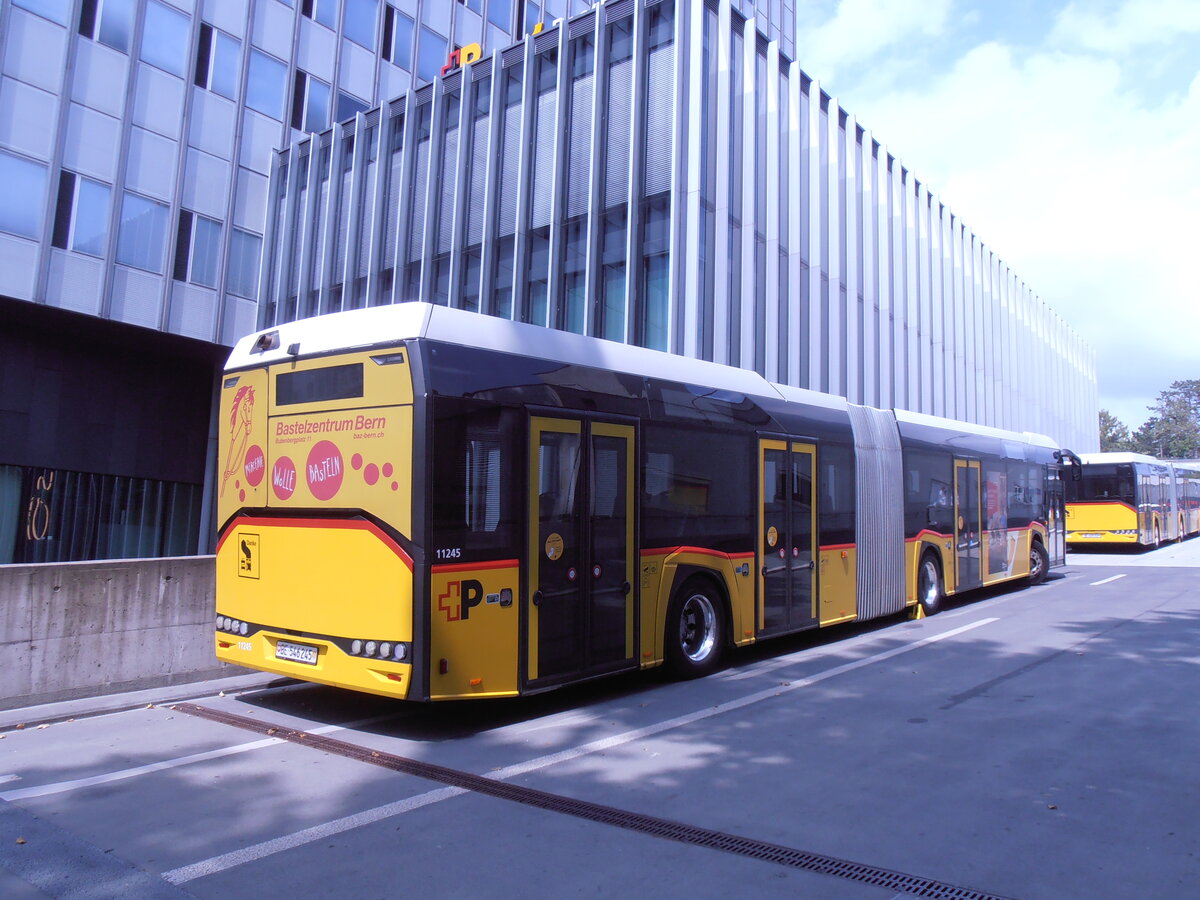 (290'022) - PostAuto Bern - Nr. 11'245/PID 546'245/PID 11'245 - Solaris am 1. August 2026 in Bern, Postautostation