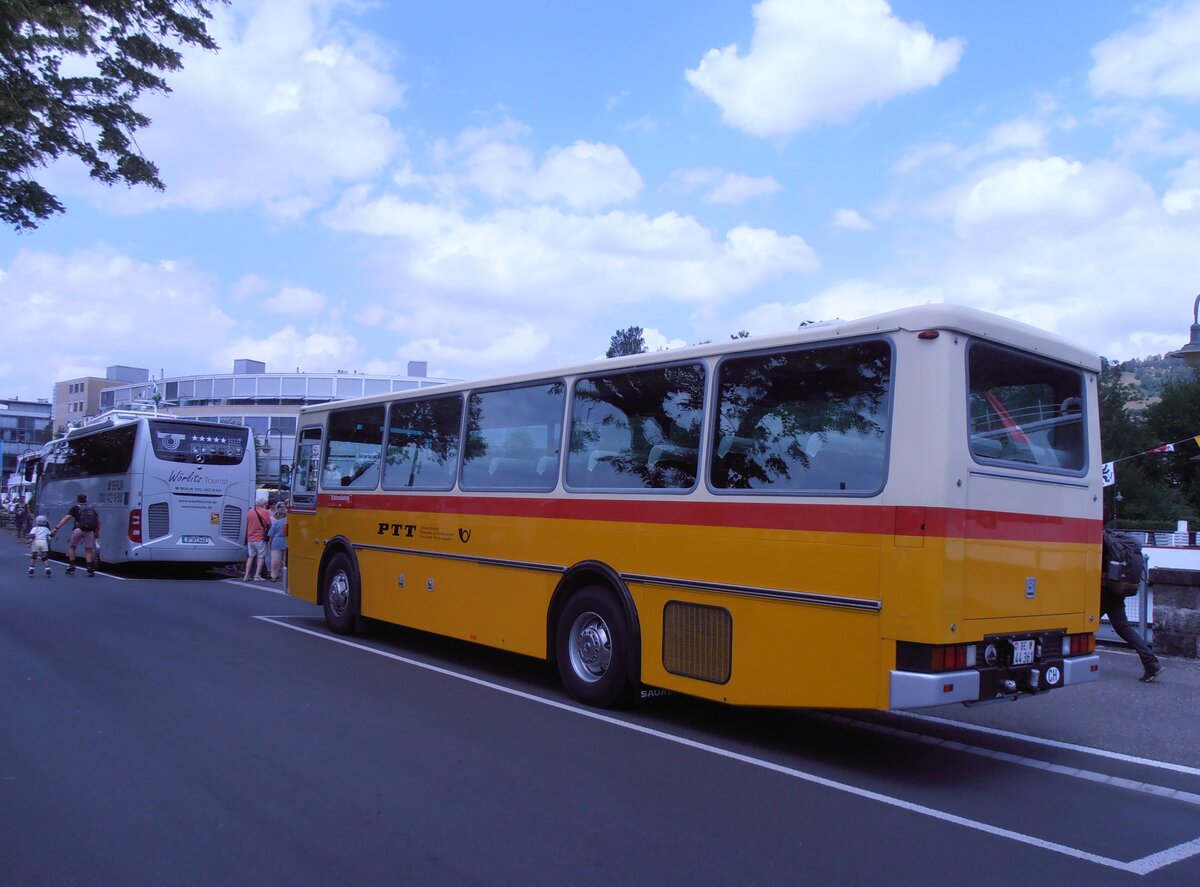 (290'053) - Aepi, Koppigen - Nr. 11/BE 144'361 - Saurer/Lauber (ex Leuenberger, Kirchberg; ex Niederer, Filzbach Nr. 11) am 1. August 2026 bei der Schiffl�ndte Thun