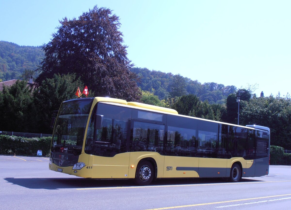 (290'071) - STI Thun - Nr. 411/BE 419'411 - Mercedes am 2. August 2026 bei der Schiffl�ndte Thun