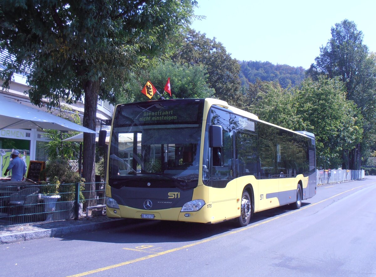 (290'073) - STI Thun - Nr. 175/BE 752'175 - Mercedes am 2. August 2026 bei der Schiffl�ndte Thun