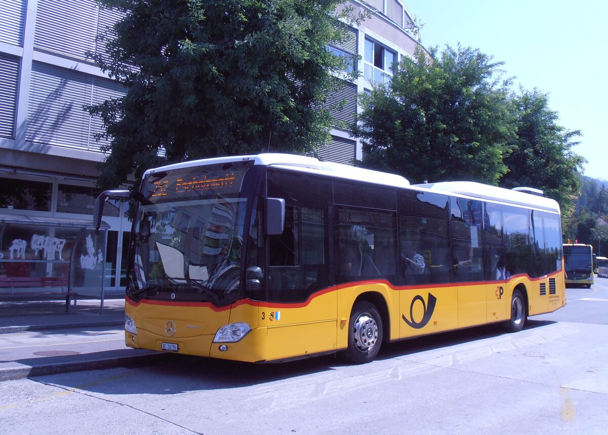 (290'076) - ASK Schangnau - Nr. 3/BE 26'796/PID 11'934 - Mercedes am 2. August 2026 beim Bahnhof Thun