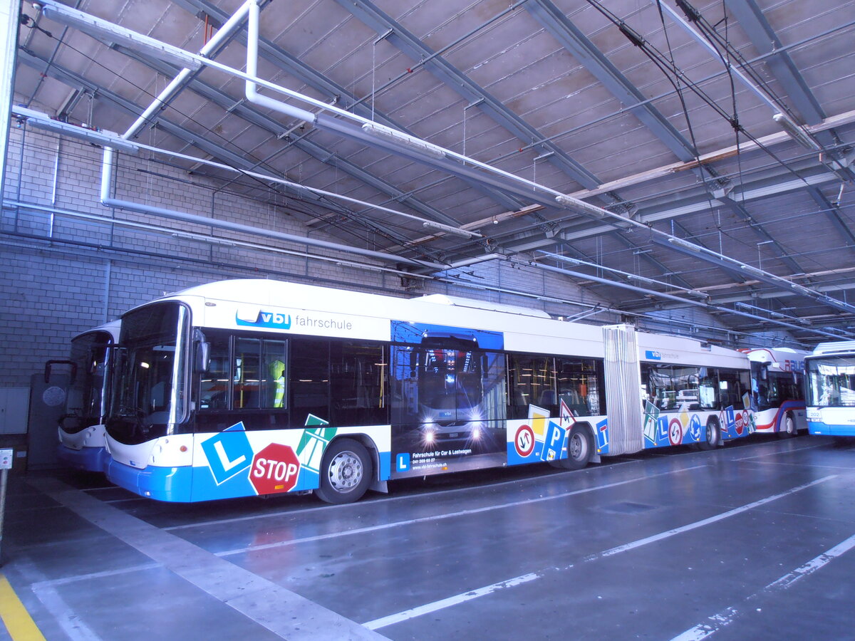 (290'181) - VBL Luzern - Nr. 226 - Hess/Hess Gelenktrolleybus am 8. August 2026 in Luzern, Depot