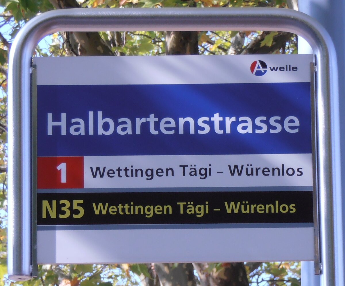 (290'244) - A-welle-Haltestelle - Wettingen, Halbartenstrasse - am 15. August 2026