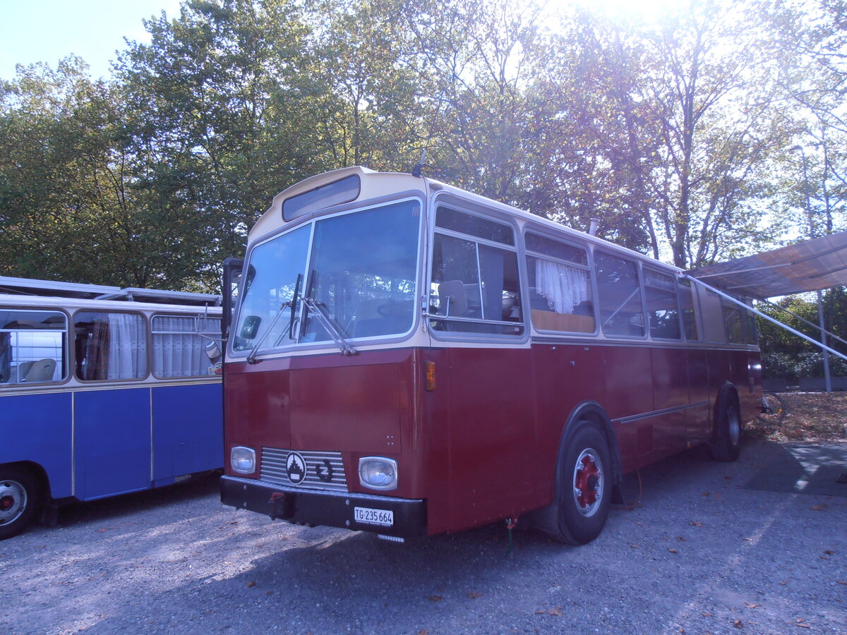 (290'252) - Niederer F., Langwiesen - TG 235'664 - Saurer/T�scher (ex Sol�r+Fontana, Ilanz) am 15. August 2026 in Wettingen, Zirkuswiese