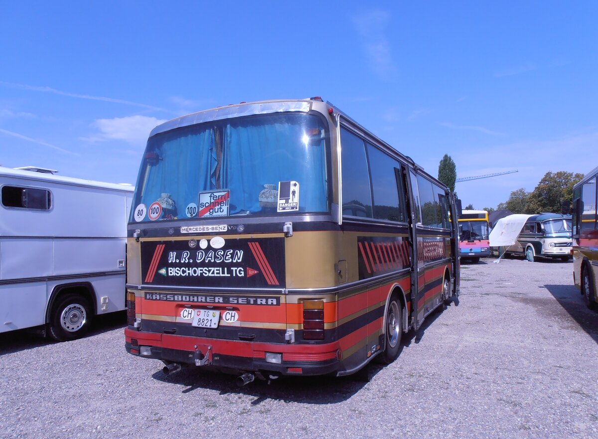 (290'311) - Dasen, Bischofszell - TG 8821 - Setra (ex Reichlin, Goldau) am 15. August 2026 in Wettingen, Zirkuswiese