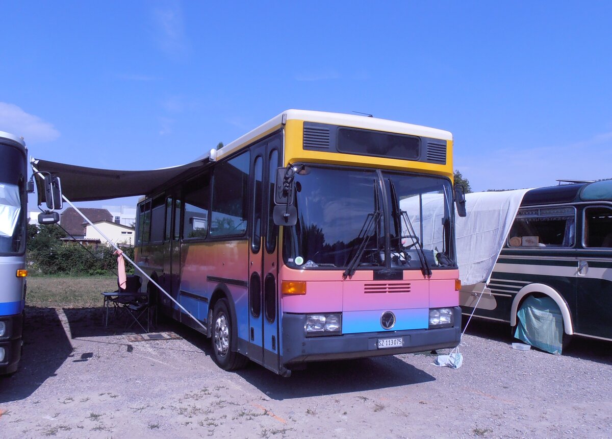 (290'319) - Fendy, Altendorf - SZ 113'075 - Vetter (ex AVG Grindelwald Nr. 19) am 15. August 2026 in Wettingen, Zirkuswiese