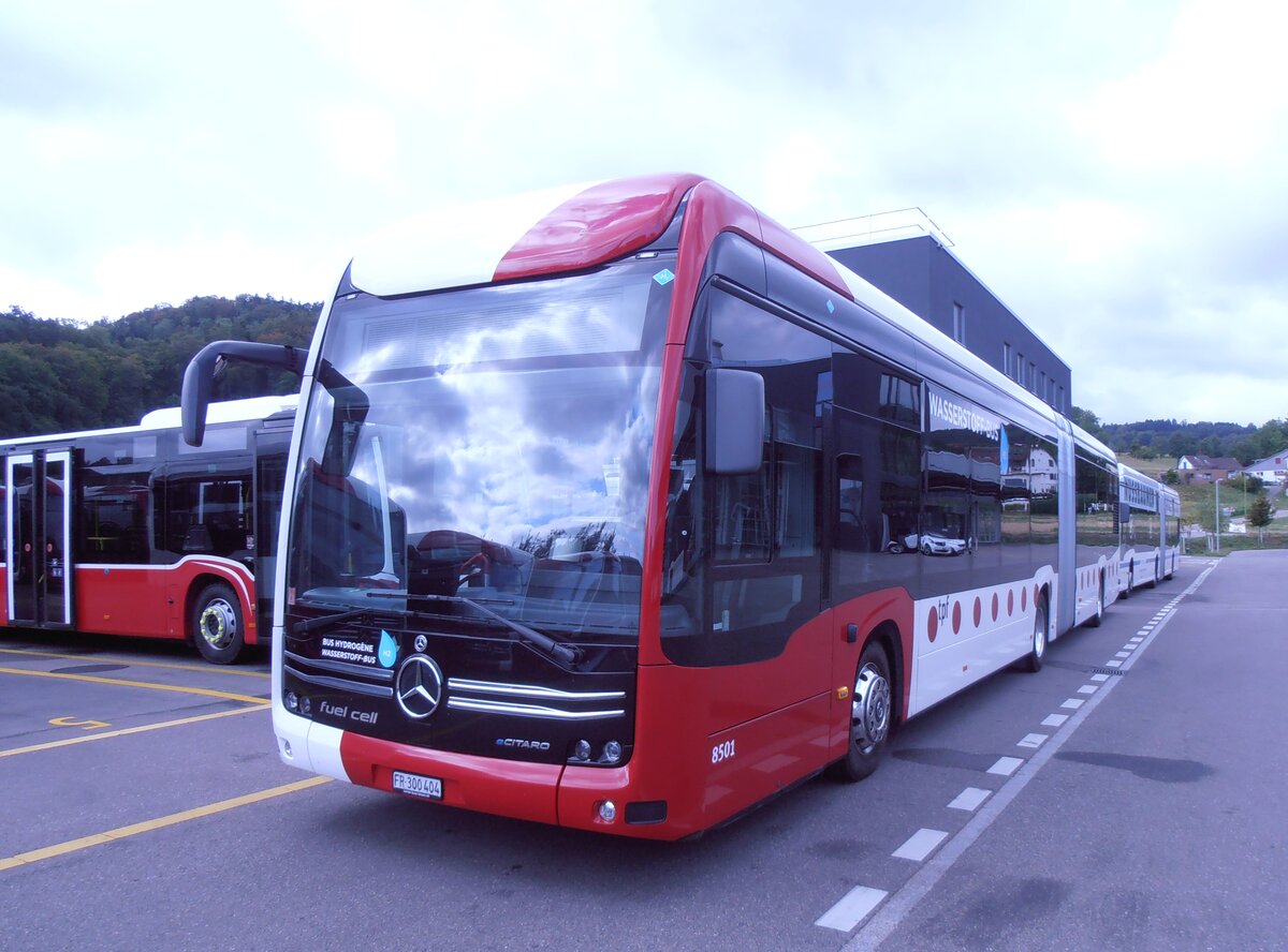 (290'387) - TPF Fribourg - Nr. 8501/FR 300'404 - eMercedes am 22. August 2026 in Winterthur, Daimler Buses
