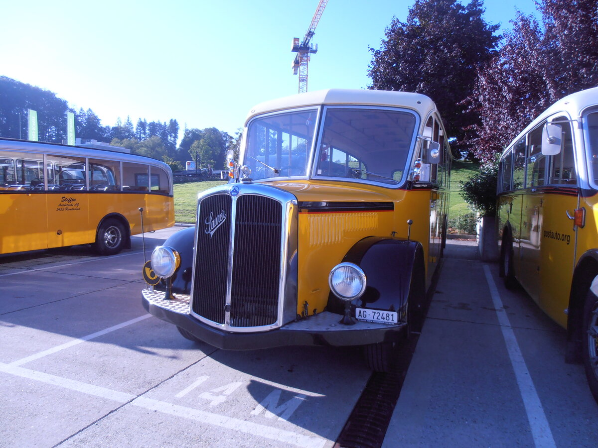 (290'488) - B�hlmann, Muri - AG 72'481 - Saurer/R&J (ex Printer Logistik, Muri; ex Wetli, Maschwanden; ex Schmid, Buchs; ex Tschannen, Zofingen Nr. 3) am 29. August 2026 in Oberkirch, CAMPUS Sursee