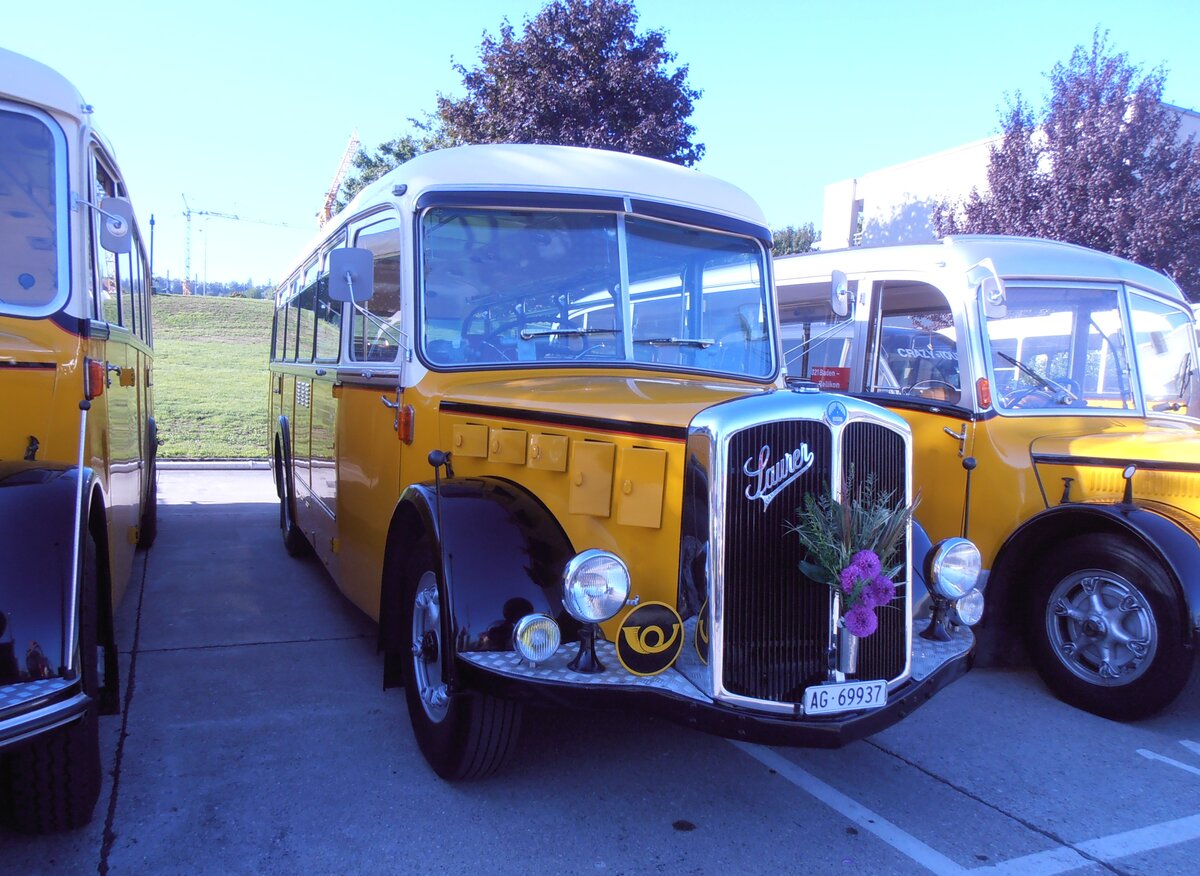 (290'508) - Bl�chlinger, Endingen - AG 69'937 - Saurer/T�scher (ex Dubach, Walde; ex Spescha, Andiast) am 29. August 2026 in Oberkirch, CAMPUS Sursee